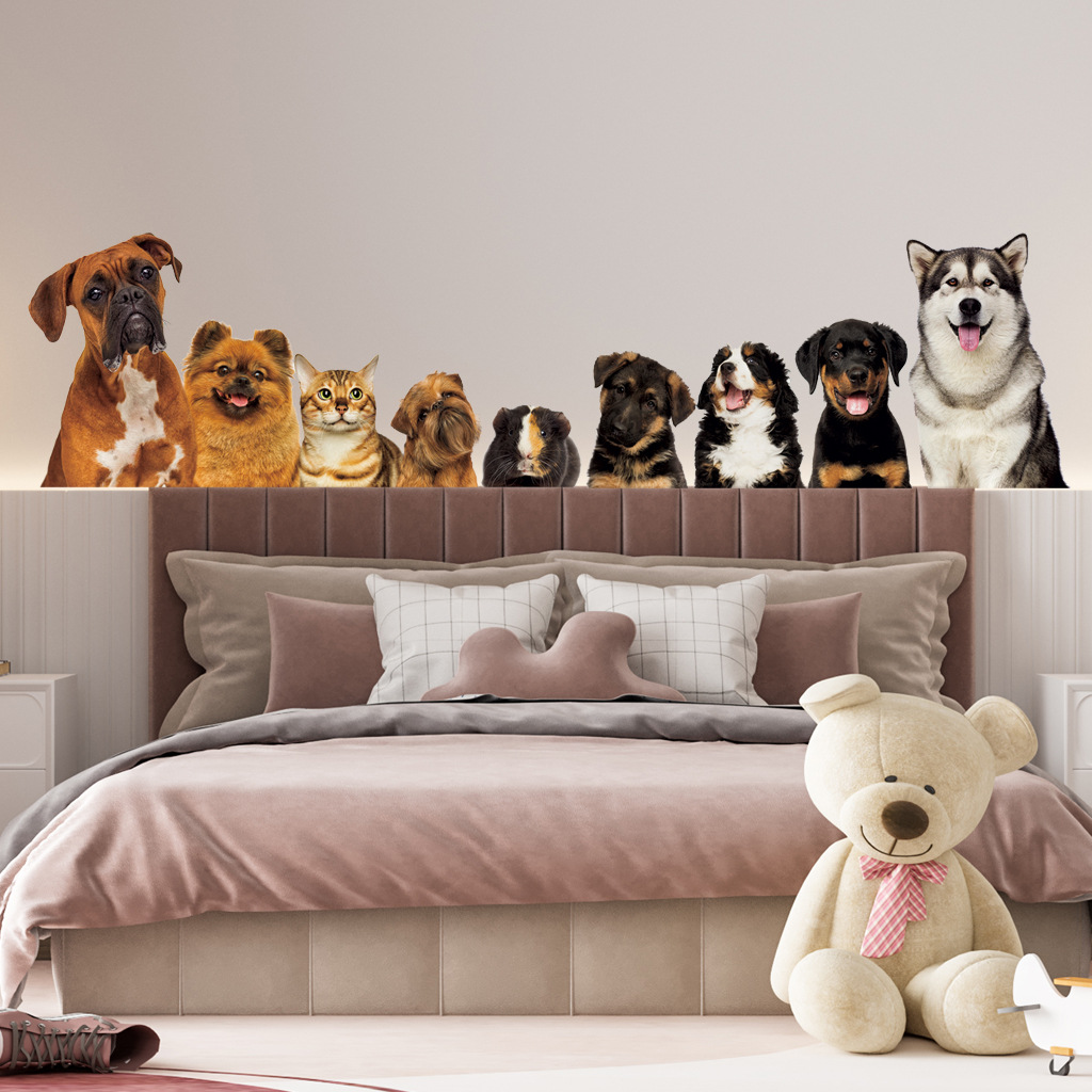 Baby Nursery Wallpaper - C30# 9 Cute Cats And Dogs