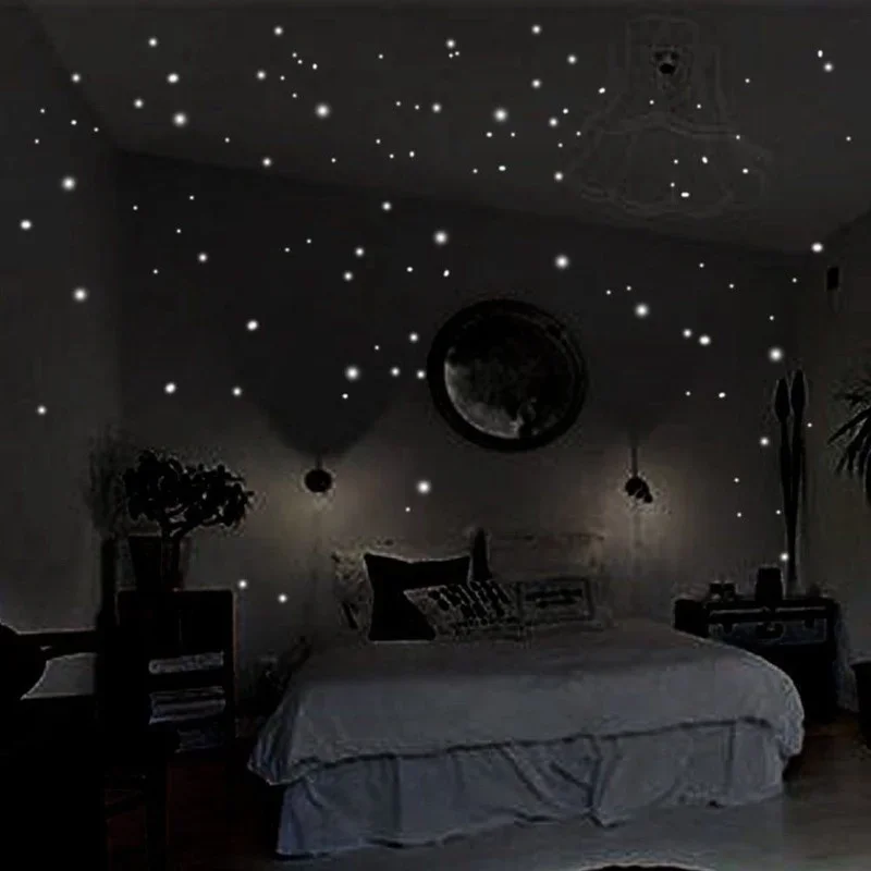 Baby Nursery Decals - 407pcs Luminous Wall Stickers Wall Decor