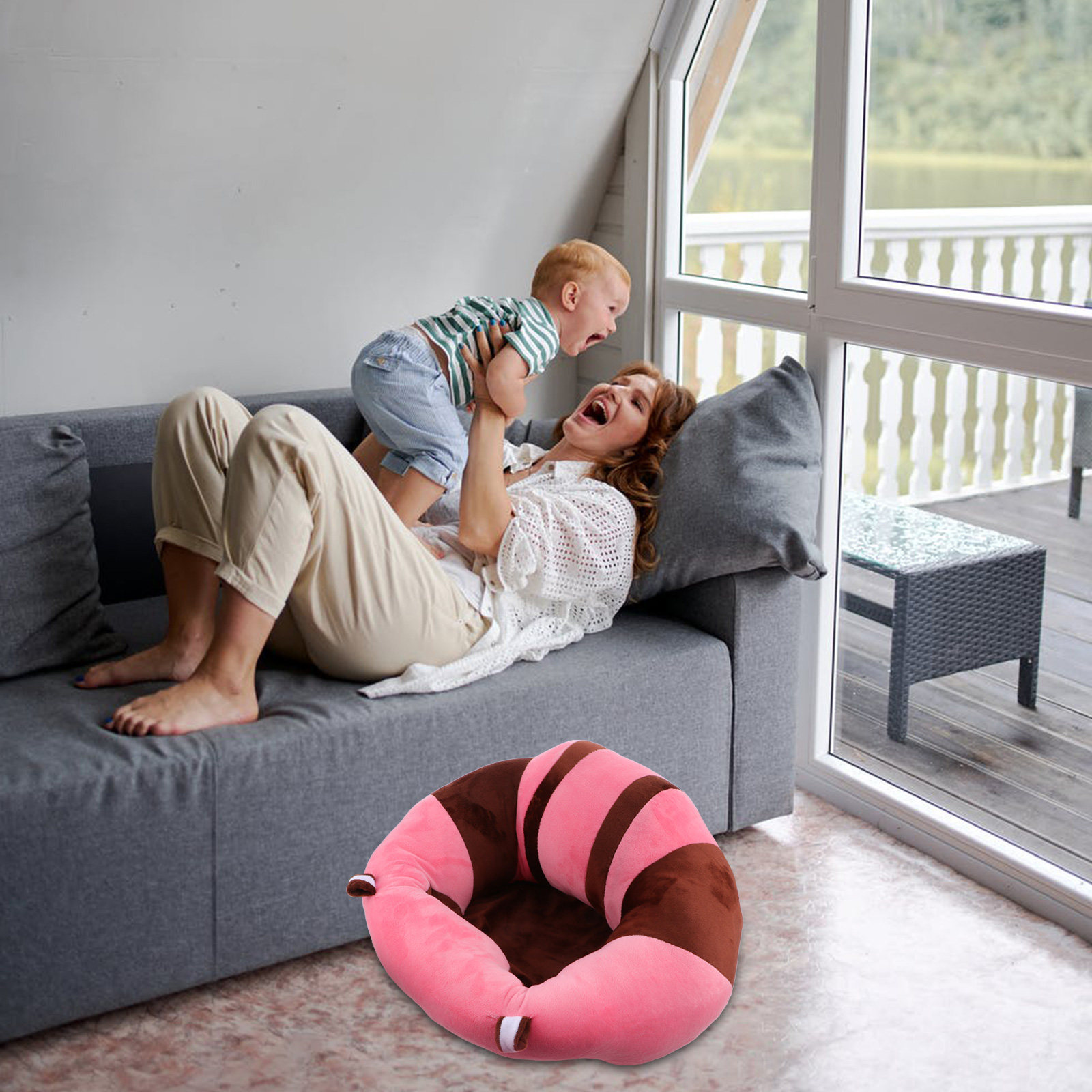 Infant Sitting Chair Baby Cush - Baby Nursery Cushion recension och pris