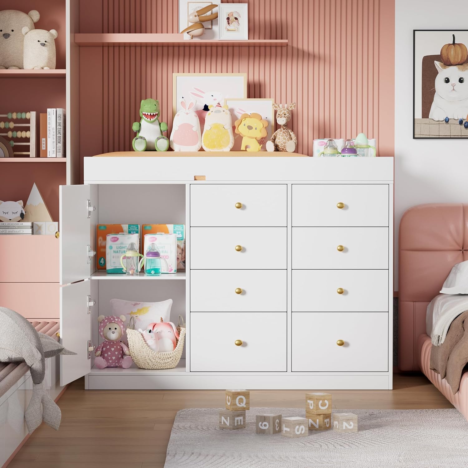 Changing Table Dresser, Baby C - Baby Nursery Dresser recension och pris