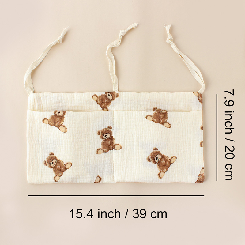 Muslin Baby Crib Organizer Cot - Baby Nursery Organiser recension och pris
