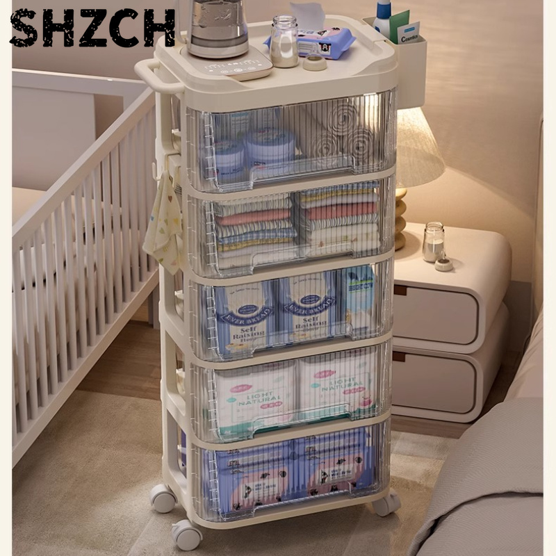 Multi-layer Rolling Baby Cart  - Baby Nursery Cart recension och pris