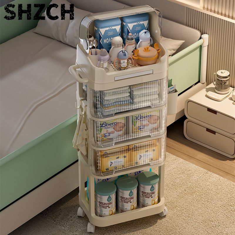 Multi-layer Rolling Baby Cart  - Baby Nursery Cart recension och pris