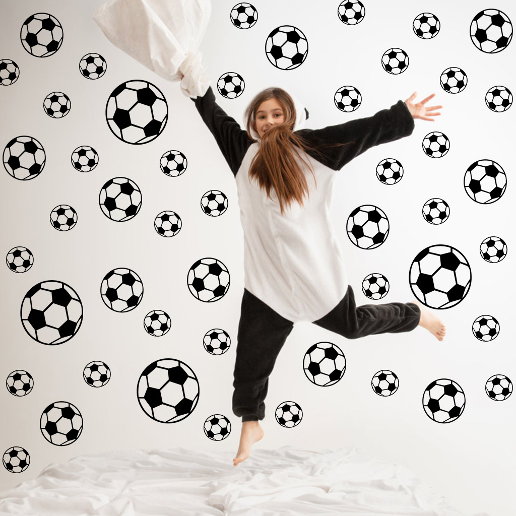 43Pcs Football Wall Stickers F - Baby Nursery Wallpaper recension och pris