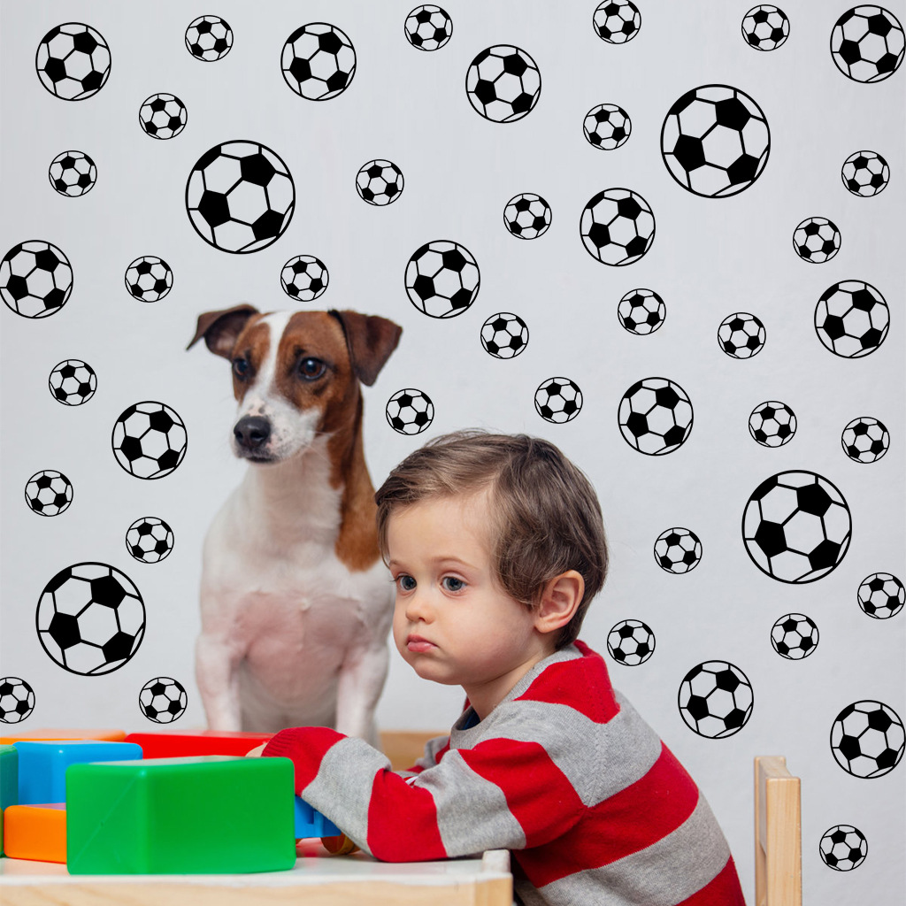 43Pcs Football Wall Stickers F - Baby Nursery Wallpaper recension och pris