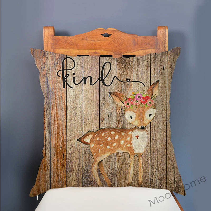 Cute Woodland Animals Wood Tex - Baby Nursery Cushion recension och pris