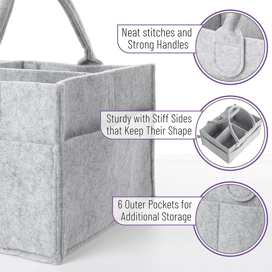 Baby Felt Storage Nursery Orga - Baby Nursery Organiser recension och pris