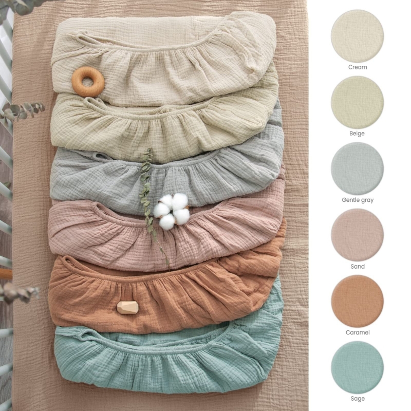 Soft Breathable Muslin Cotton  - Baby Nursery Cushion recension och pris
