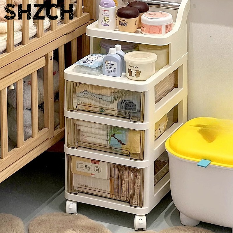 3-Tier Rolling Storage Cart Nu - Baby Nursery Cart recension och pris