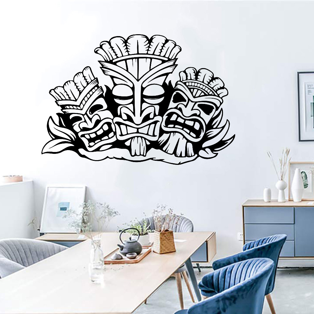 Hawaiian Totem Wall Sticker Al - Baby Nursery Decals recension och pris