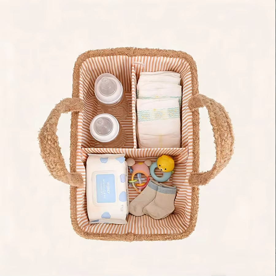 eddy Fleece Baby Diaper Caddy  - Baby Nursery Organiser recension och pris