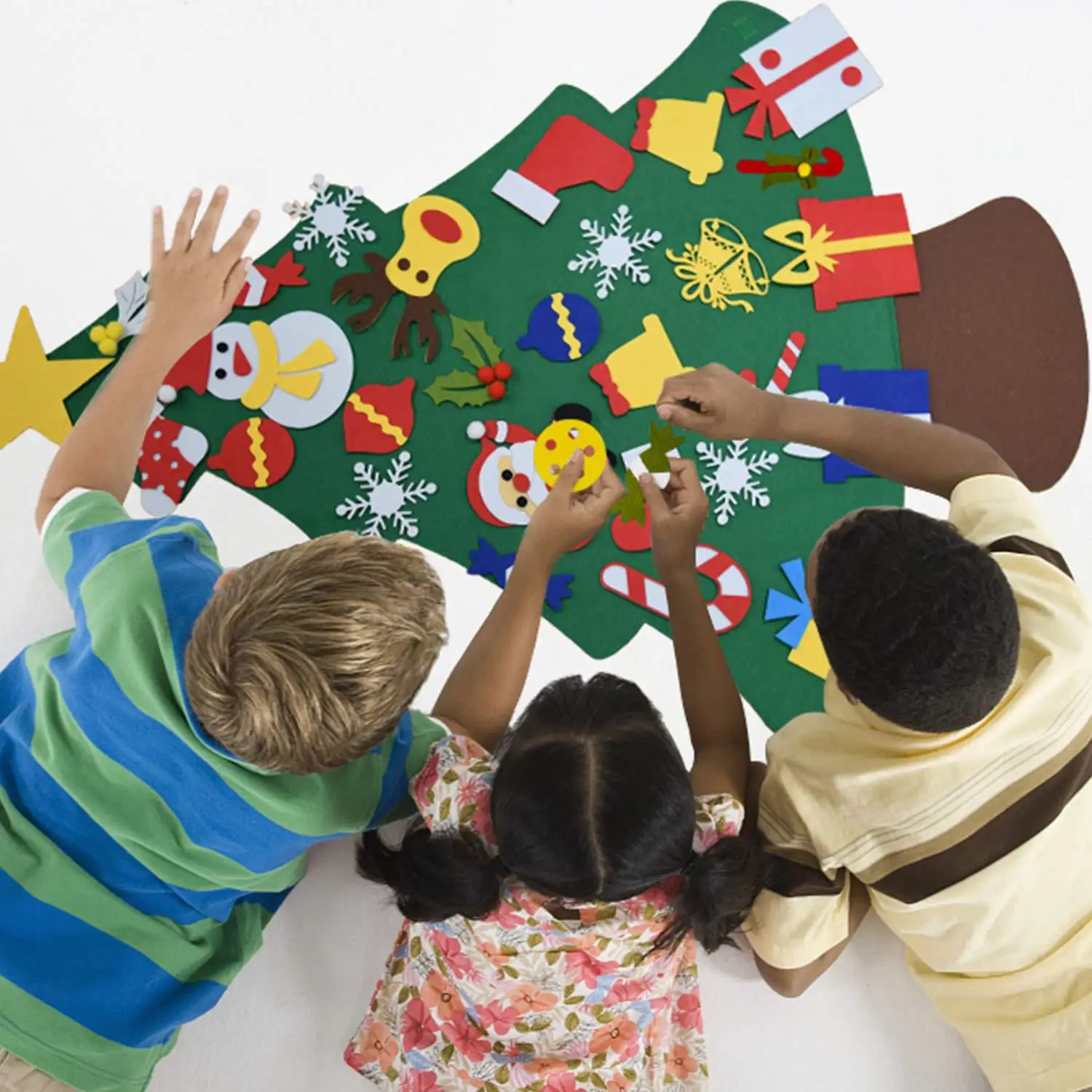 DIY Felt Christmas Tree for To - Baby Nursery Wall Lights recension och pris