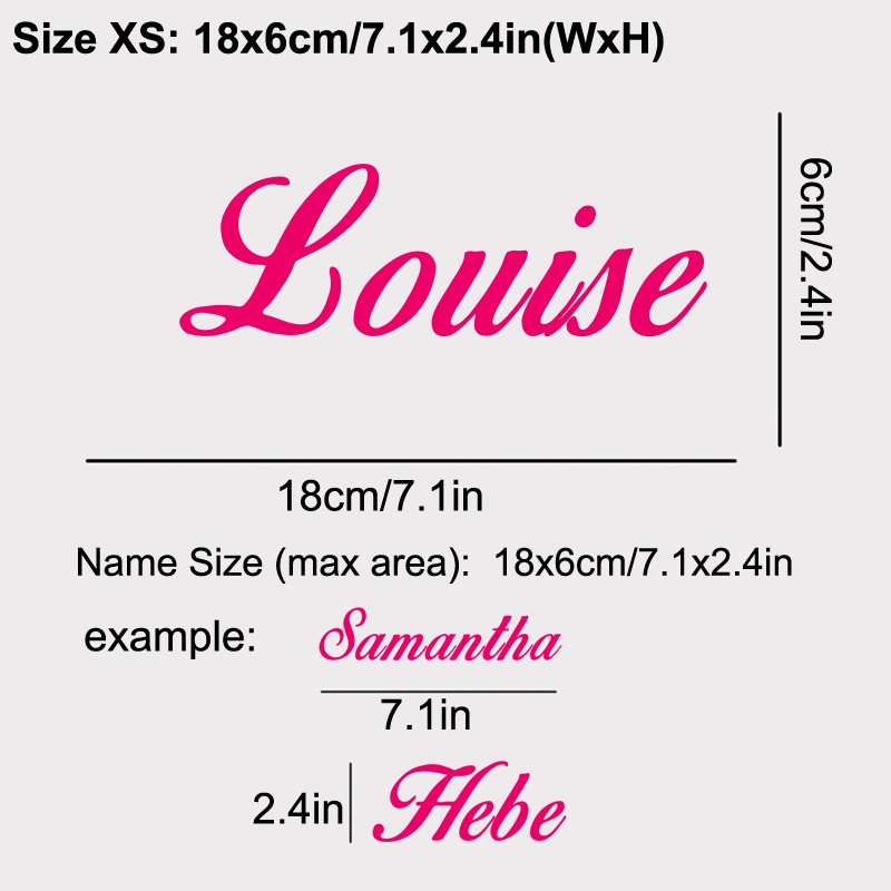 YOUR TEXT Vinyl Decal Sticker  - Baby Nursery Wallpaper recension och pris