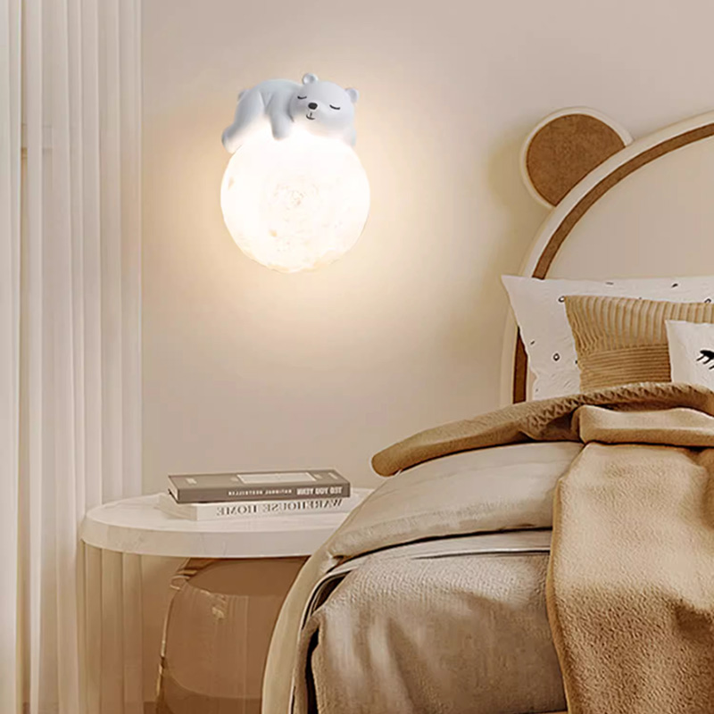 Creative Bedside Wall Lamp Sle - Baby Nursery Wall Lights recension och pris