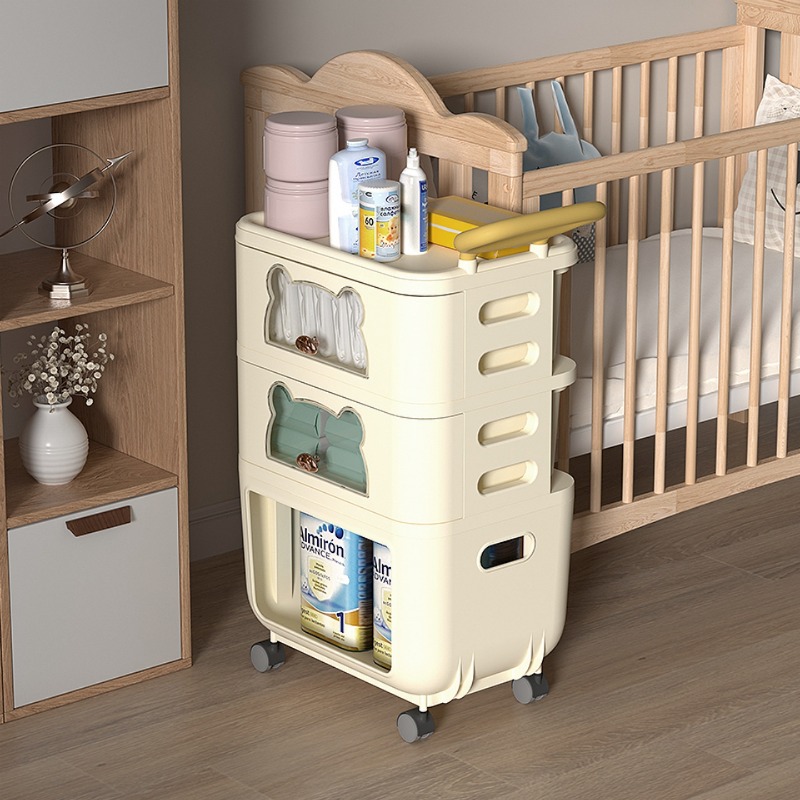 Multi-Purpose Living Room Stor - Baby Nursery Cart recension och pris