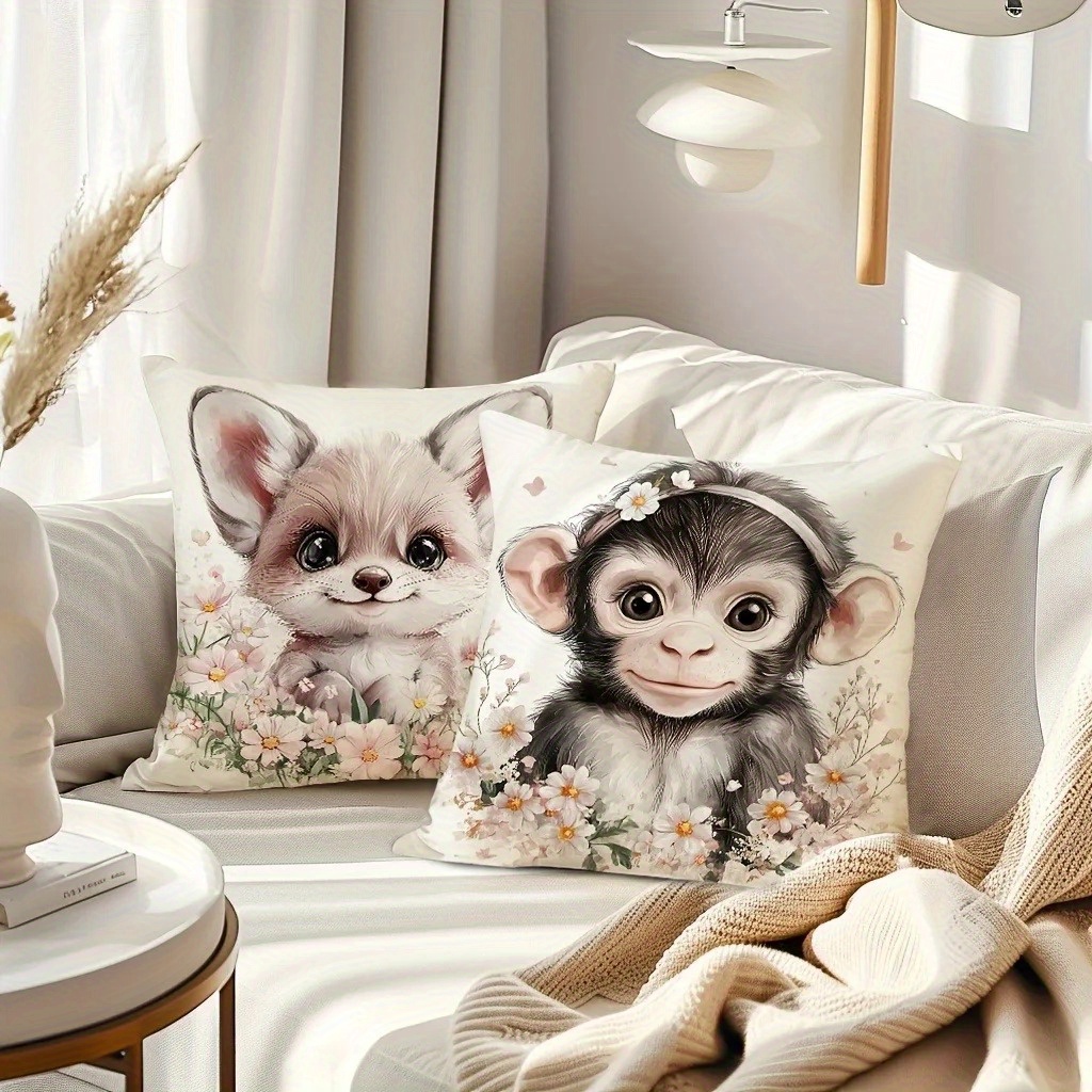 Cute Baby Farm Animal Throw Pi - Baby Nursery Cushion recension och pris
