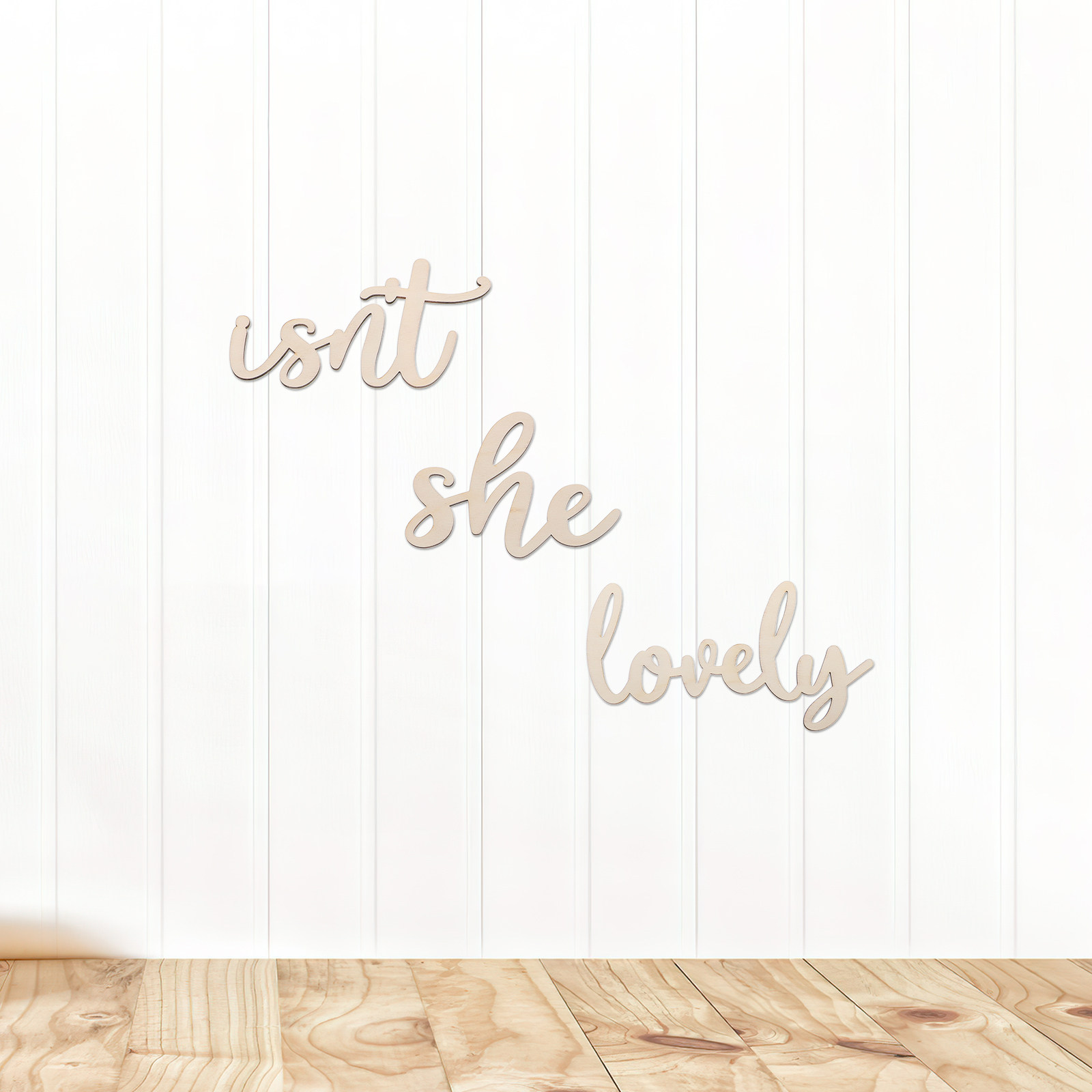 Wood Sign Wooden Wall Sticker  - Baby Nursery Wall Decor recension och pris