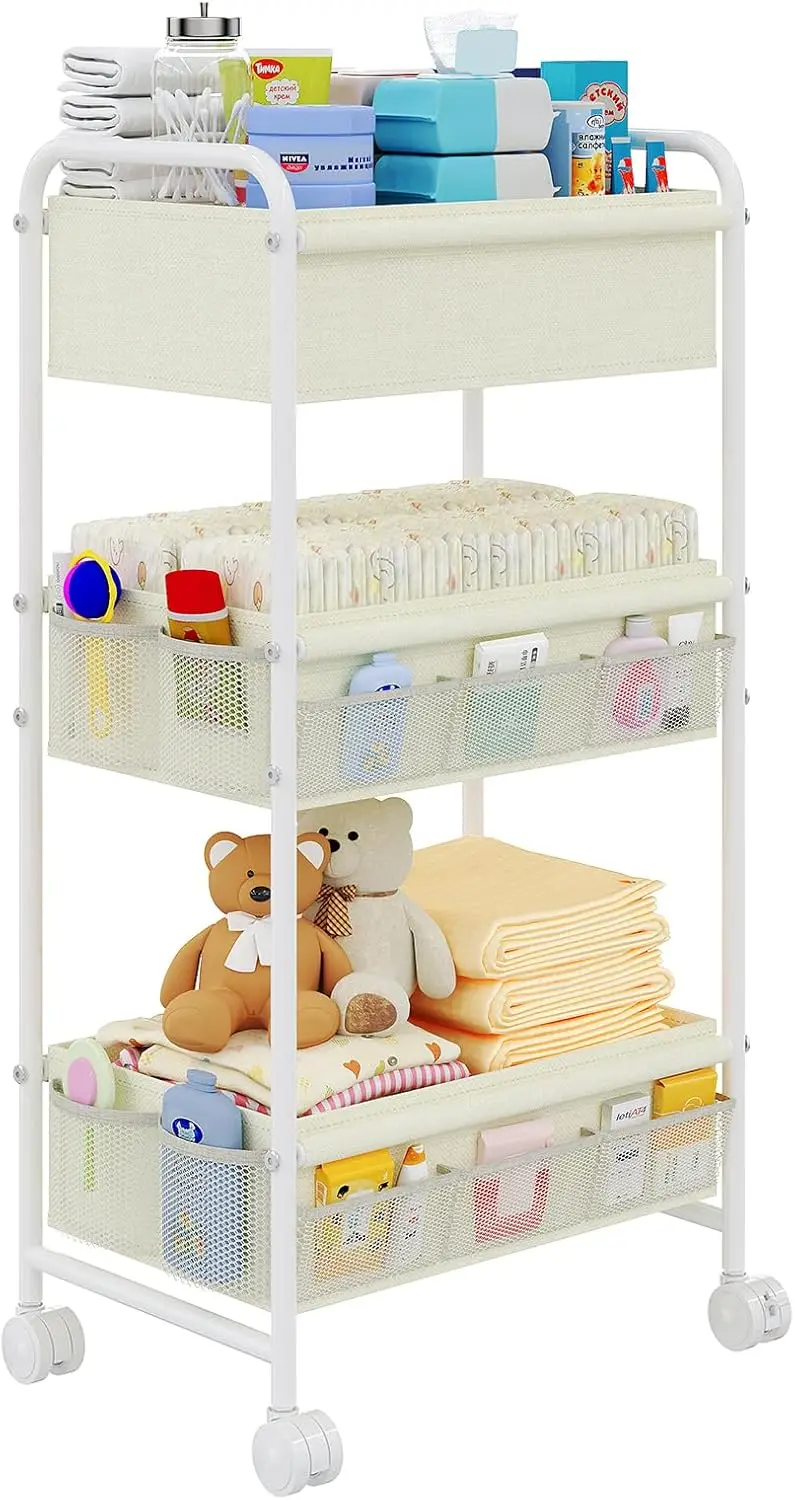 3 Tier Baby Diaper Caddy Cart  - Baby Nursery Cart recension och pris