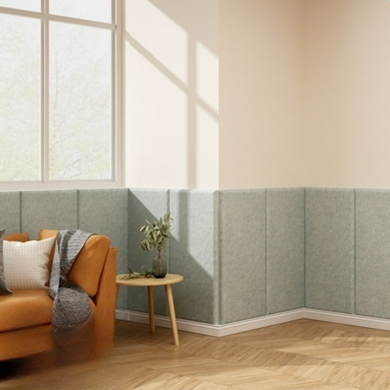 Linen Fabric 3D Wall Sticker U - Baby Nursery Decals recension och pris
