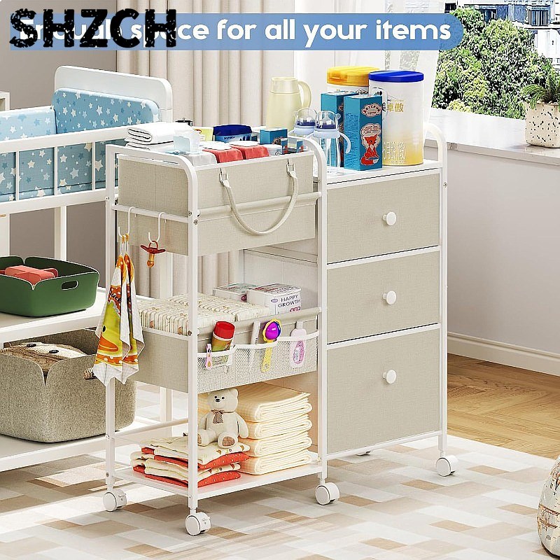 Large Capacity Baby Diaper Org - Baby Nursery Cart recension och pris