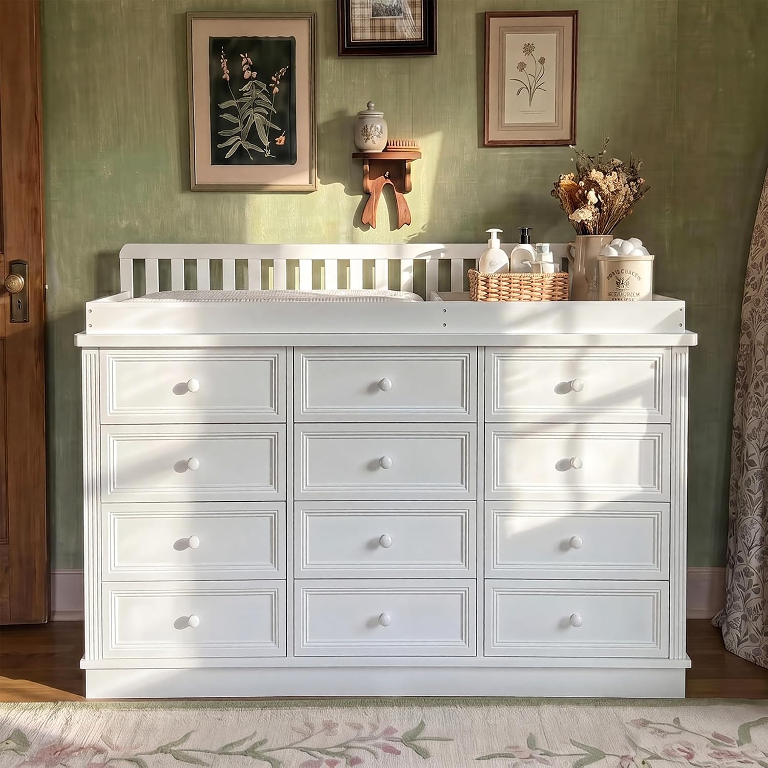 Baby Changing Table Dresser, 1 - Baby Nursery Dresser recension och pris