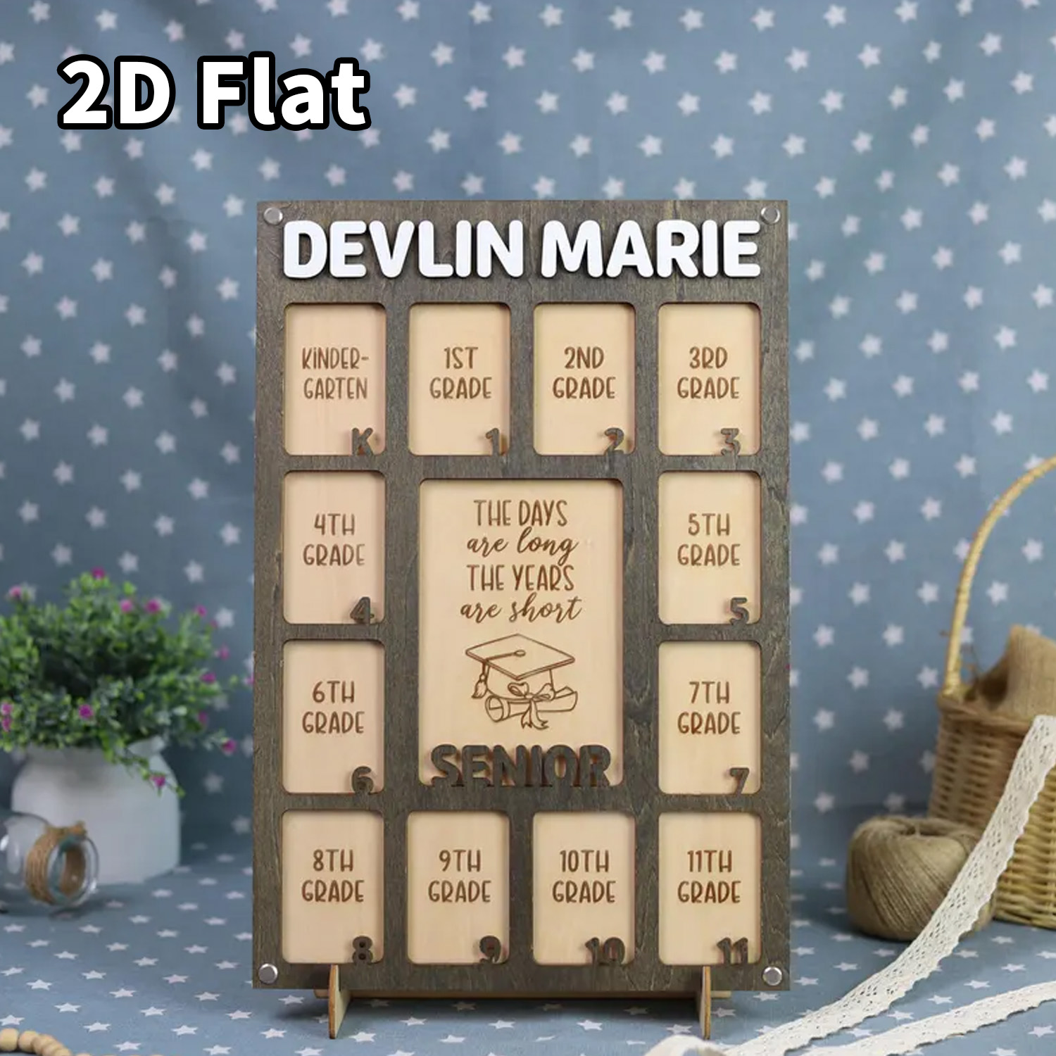 1Pc Custom Grade Photo Frame W - Baby Nursery Wall Decor recension och pris