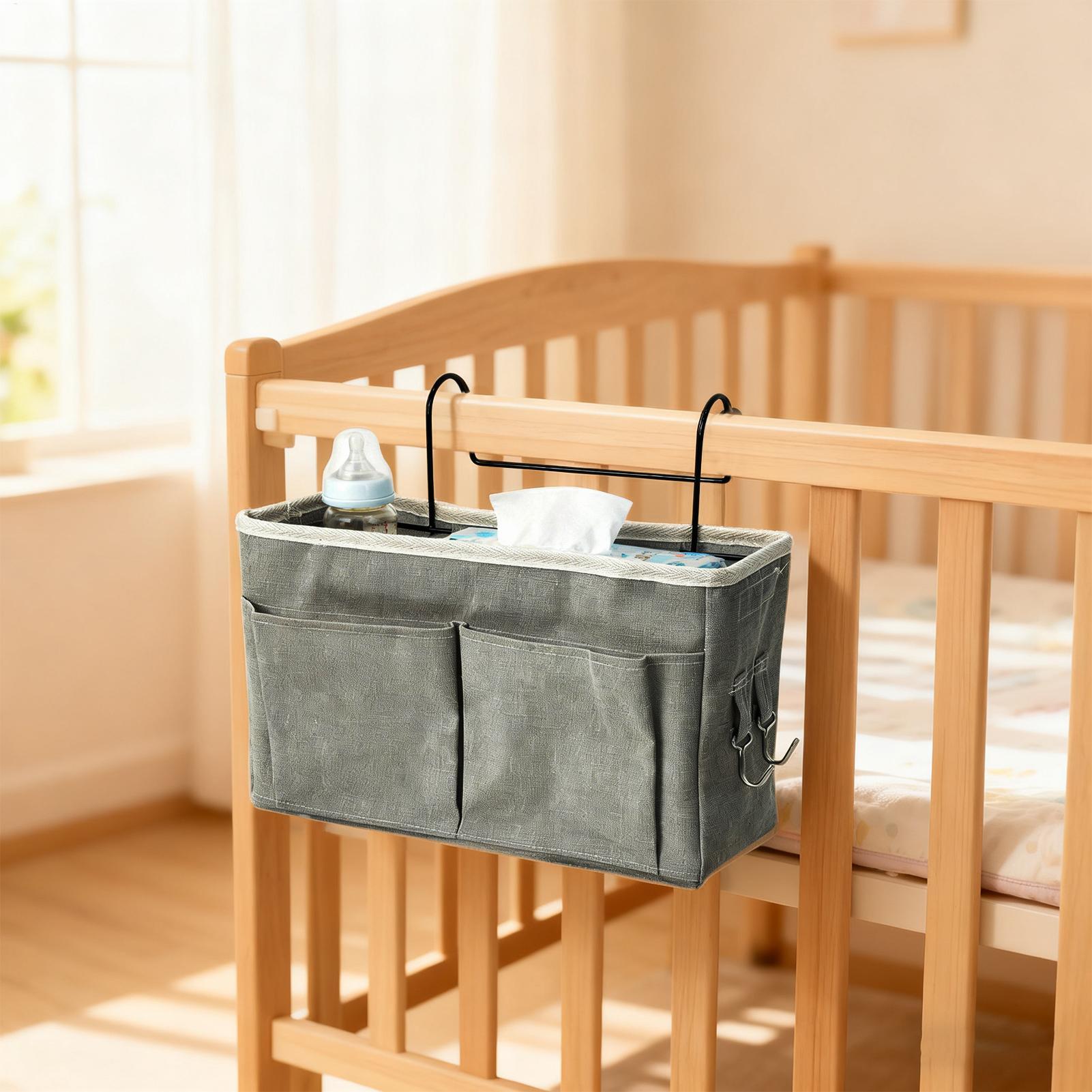Bedside Storage Organizer Adju - Baby Nursery Cushion recension och pris