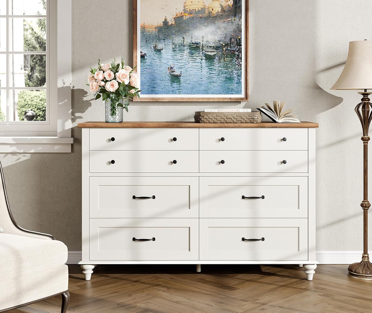 Modern  Kids Dresser with 7 Dr - Baby Nursery Dresser recension och pris
