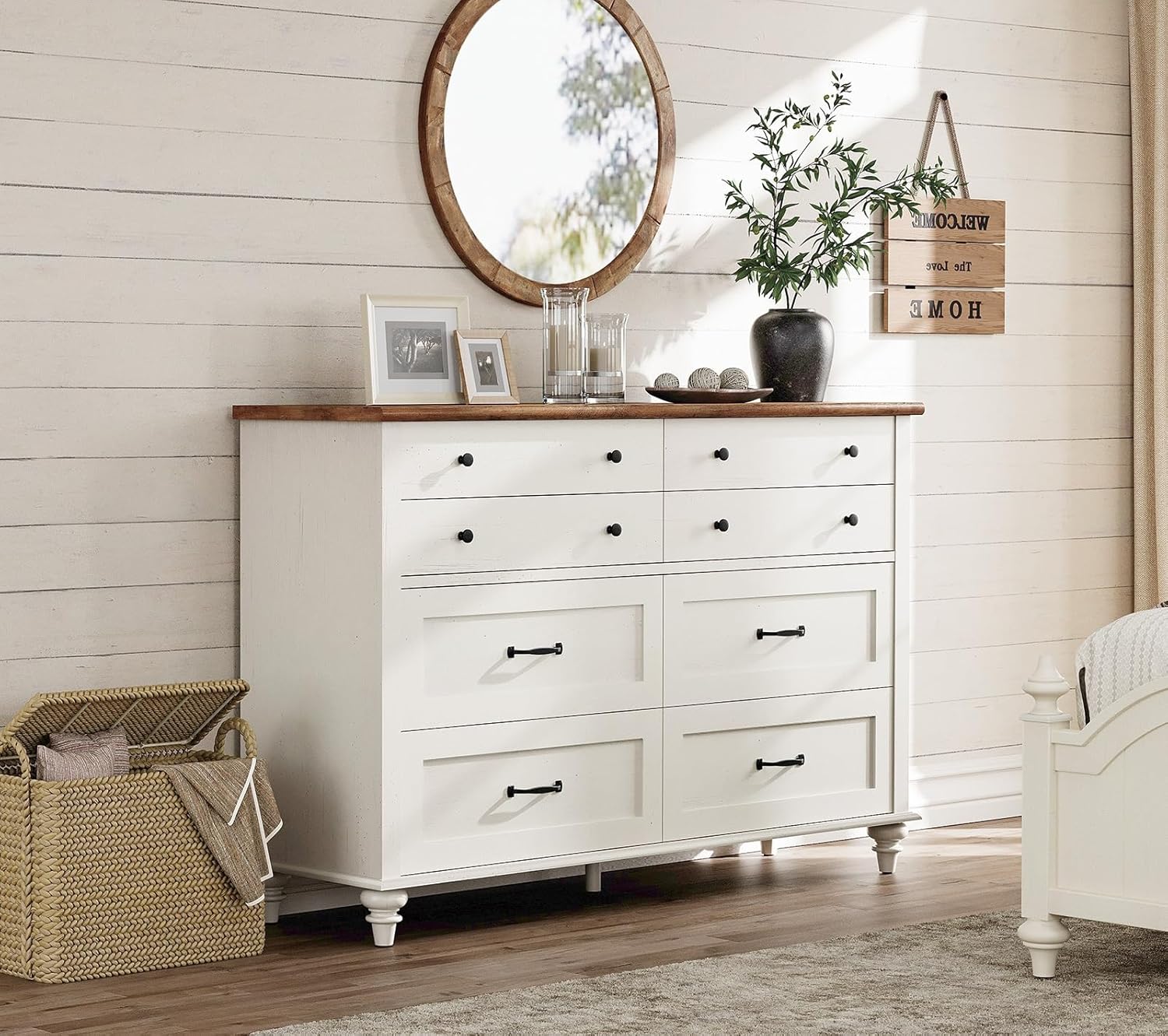 Modern  Kids Dresser with 7 Dr - Baby Nursery Dresser recension och pris