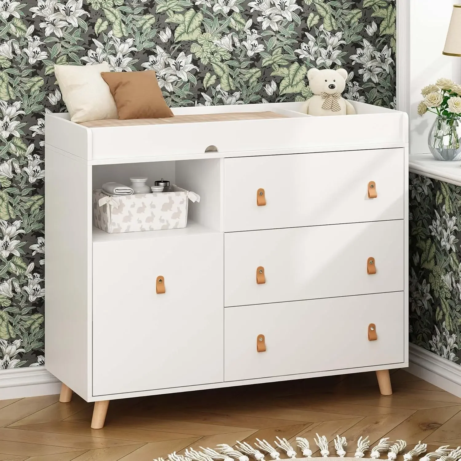 Baby Dresser Changing Table wi - Baby Nursery Dresser recension och pris