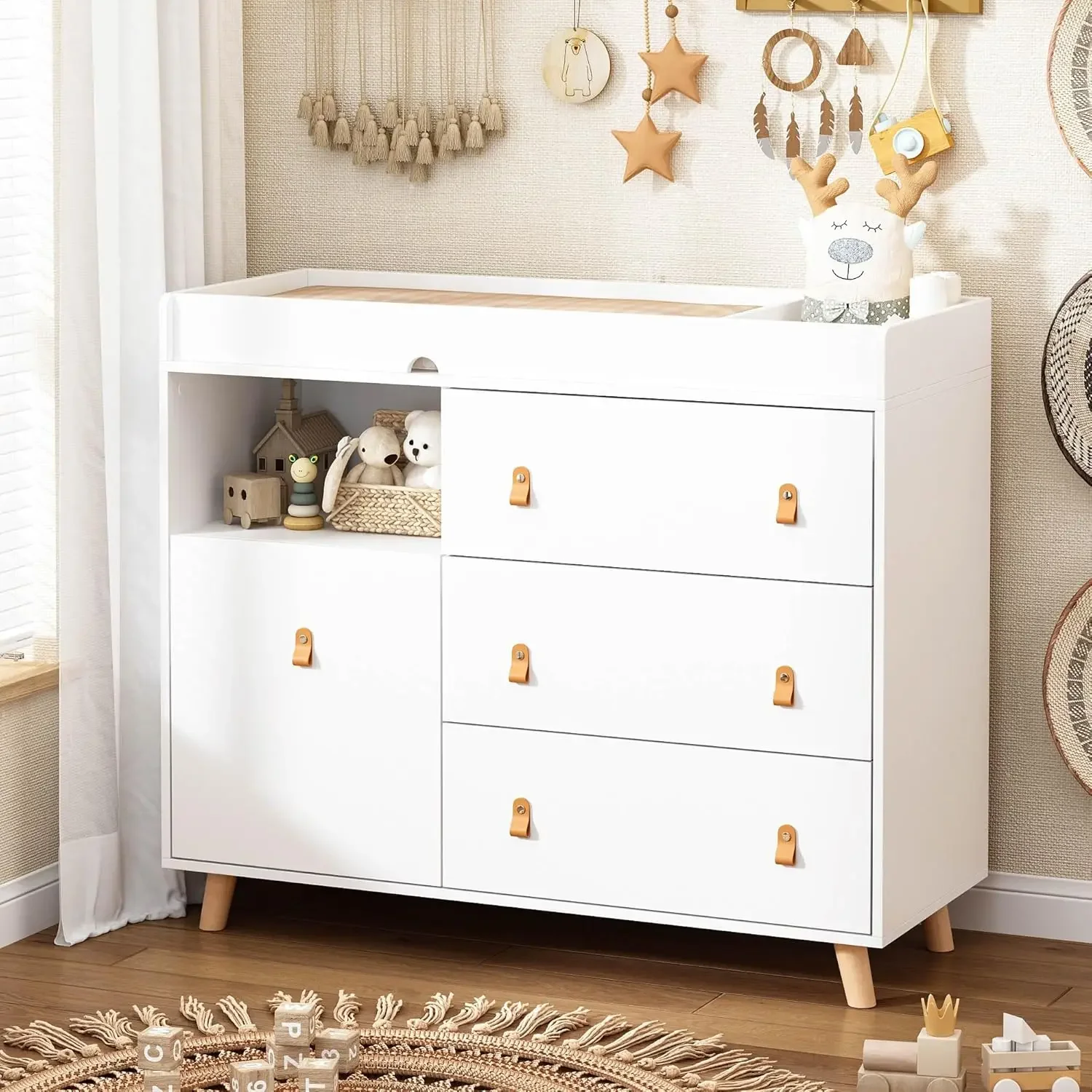 Baby Dresser Changing Table wi - Baby Nursery Dresser recension och pris
