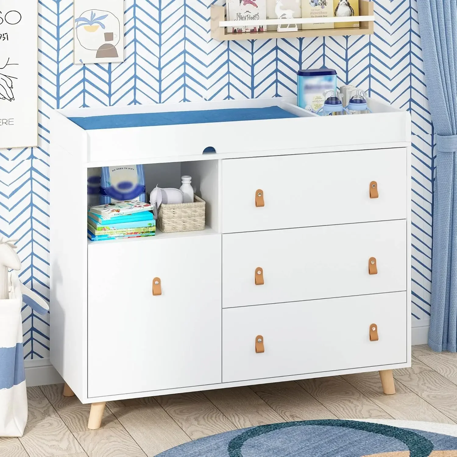 Baby Dresser Changing Table wi - Baby Nursery Dresser recension och pris