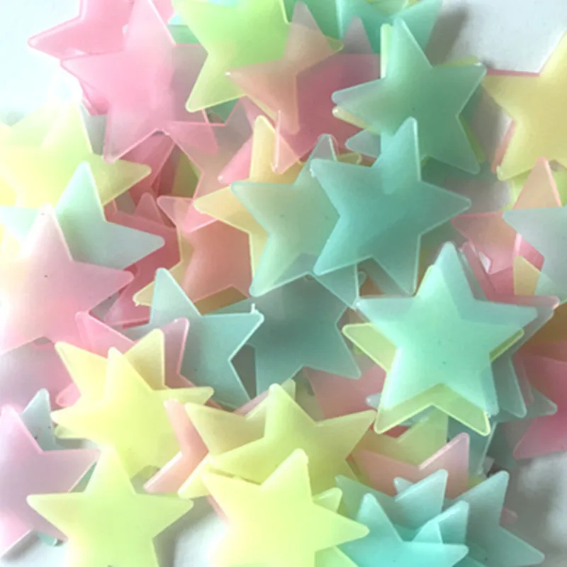 100pcs Fluorescent Glow in the - Baby Nursery Decals recension och pris