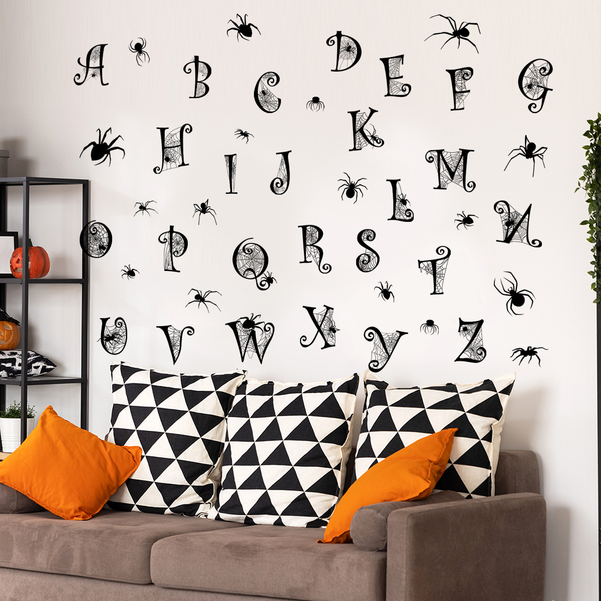 Cartoon Halloween Spider Web C - Baby Nursery Web Spider recension och pris
