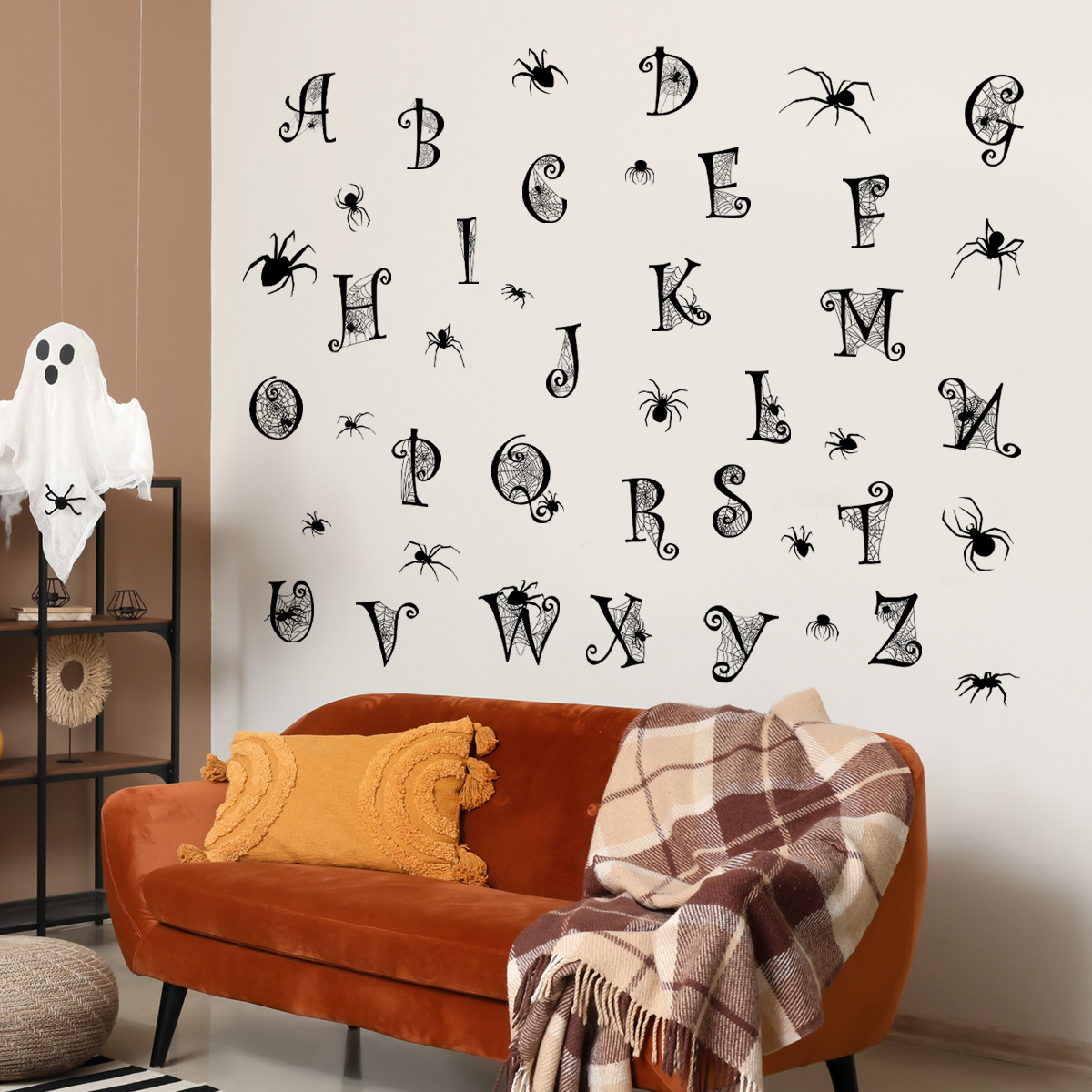 Cartoon Halloween Spider Web C - Baby Nursery Web Spider recension och pris