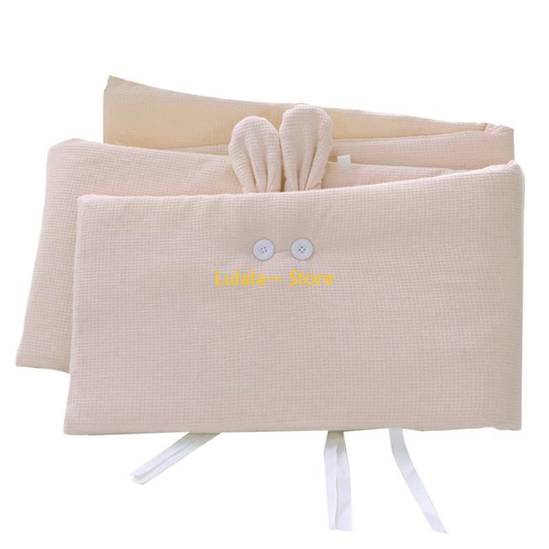 Y4QA 200x32cm Baby Cot Bumper  - Baby Nursery Cushion recension och pris