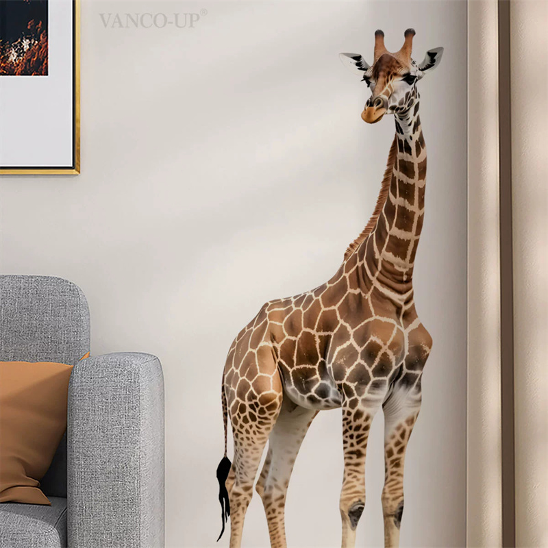 Large Safari Animals Giraffe S - Baby Nursery Wallpaper recension och pris