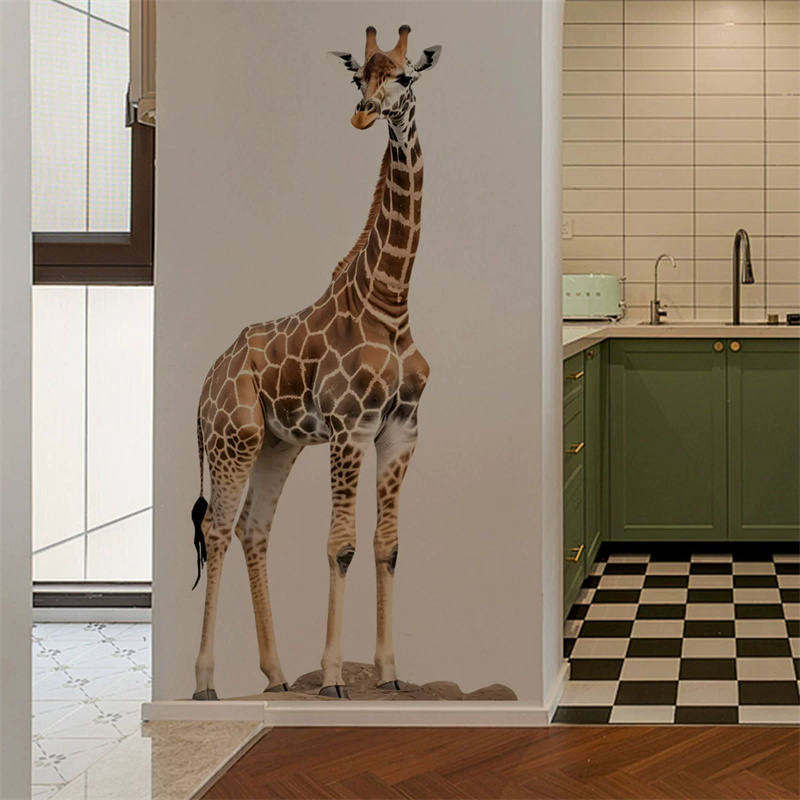 Large Safari Animals Giraffe S - Baby Nursery Wallpaper recension och pris
