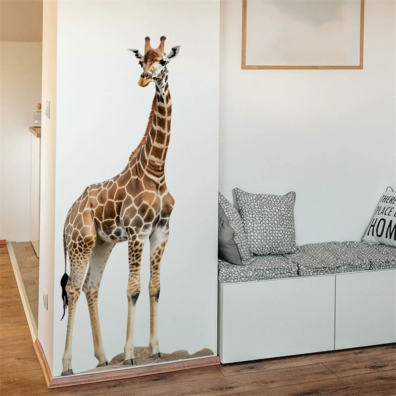 Large Safari Animals Giraffe S - Baby Nursery Wallpaper recension och pris